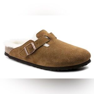 Birkenstock Boston Clog with Shearling